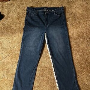 Buffalo David Bitton Women's Dark Indigo Straight Leg Jeans